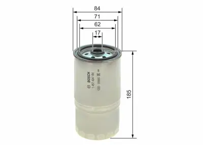 BOSCH 1457434184 Yakıt Filitresi (Mazot) Passat A80 A90 A4 A6 Passat 1.9 Tdı 1y 1z 3d Sb Aas Aaz Aff Afn Ahh Ahu Avg 8 1270529
