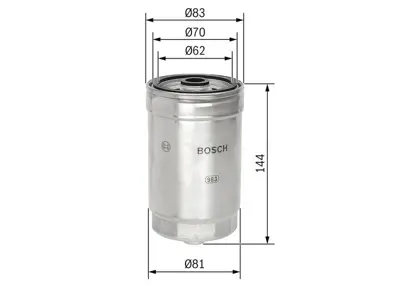 BOSCH 1457434314 Mazot Filitresi Boxer 2.0hdı - 2.8hdı 00> Ducato 2.0jtd - 2.8jtd 00 02 Jumper 2.0hdı 2.2hdı Doblo K2KB13480