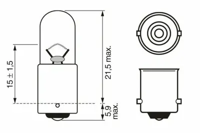 BOSCH 1987302207 Ampül N90034901