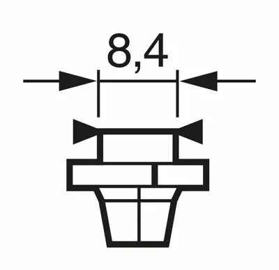 BOSCH 1987302255 Ampul Pure Lıght 12 V 1.5 W Bx8.4d Bx8.4d 1987302255
