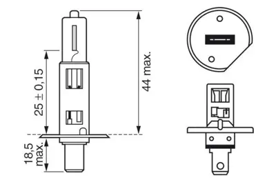 BOSCH 1987302411 Ampül H170W24V
