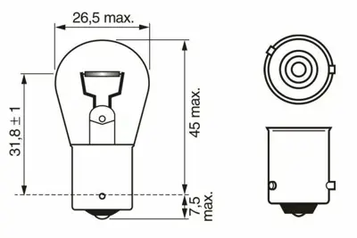 BOSCH 1987302703 Ampül 1987302703