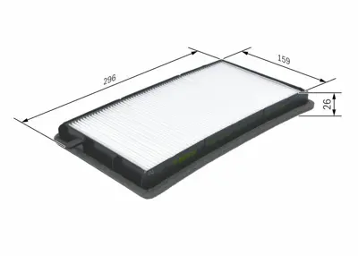 BOSCH 1987432002 Kabın Filitresi 64119069895