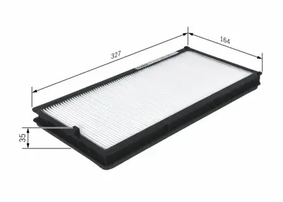 BOSCH 1987432032 Kabın Filitresi 64311390836