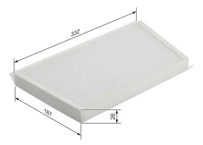 BOSCH 1987432070 Polen Filitresi W203 02>07 Cl203 02>08 S203 01>07 C209 02>09 A209 02>10 2038300118
