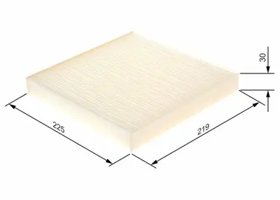 BOSCH 1987432083 Polen Filitresi CIT6447HP, CIT6447KR, CIT6479A1, CIT663399D, PEU64, 1987432083, 1987432083