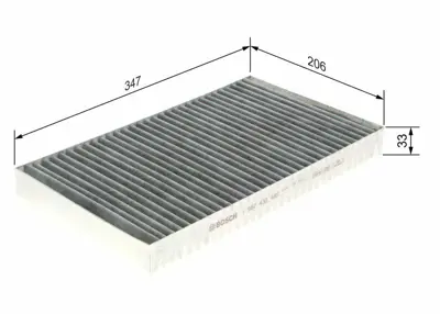 BOSCH 1987432495 Polen Filitresi A6398350347