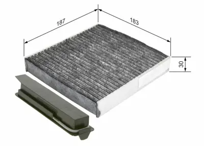 BOSCH 1987435501 Polen Filitresi 7701062227