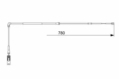 BOSCH 1987473009 On Balata Fısı Land Rover Range Iıı 4.2 4.4 3.0 Td 02 ROWSEM000012
