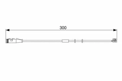 BOSCH 1987473033 On Fren Balata Ikaz Sensoru Astra H Vectra C Sıgnum Zafıra B 13116560