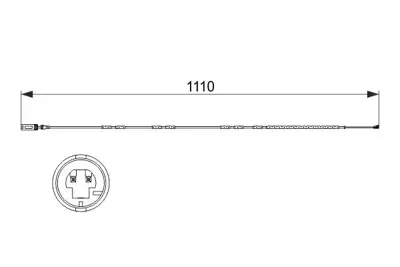 BOSCH 1987473515 Fren Balata Fısı Arka Bmw 1-E81 E82 E87 E88-3-E90 E91 E92 0613 34356792564