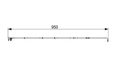 BOSCH 1987473564 Balata Fısı Arka Range Rover 13> Range Rover Sport 14> LR033295