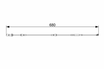 BOSCH 1987473568 Aşınma Dedektörü F Sbb Bmw Bmw34356799329 34356799329