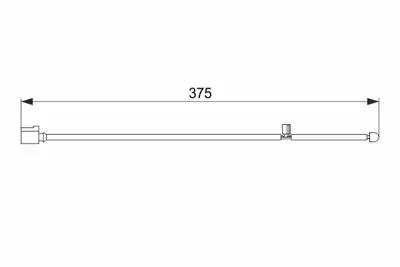 BOSCH 1987474562 Fren Balata Fısı Ön 7L5907637A