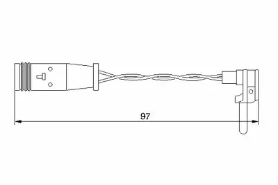 BOSCH 1987474966 Fren Balata Fısı W211 02>08 S211 03>09 W212 09>15 W245 05>11 W204 07>14 A2115401717