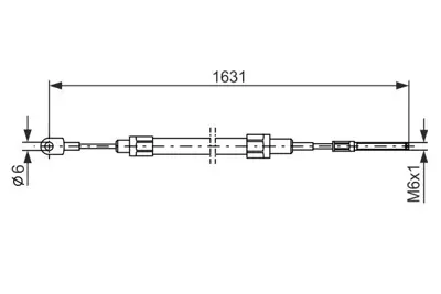 BOSCH 1987477067 El Fren Telı Bmw E36                                                                       34411160134