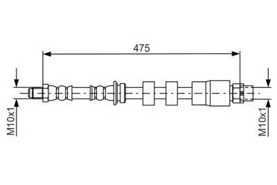 BOSCH 1987481678 Fren Hortumu 34306799425