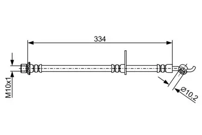 BOSCH 1987481930 Fren Hortumu 90947W2039