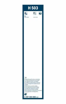 BOSCH 3397004660 Silecek  Süpürgesı Arka GU7J17402AA