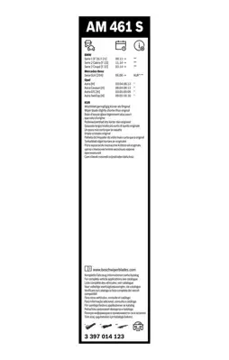 BOSCH 3397014123 Aerotwin Multiclip Silecek Seti - [550-450 Mm] Bmw 114 D  114 İ  116 D  116 D Efficientdynamics  82B998002, 8P7955426A, 8V1955426, 8V1998002A, 8V1998002B, 61610415882, 61612147361, 61612163749, 61612219147, 61612349870