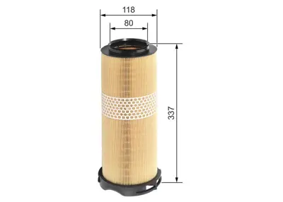 BOSCH F026400024 Hava Filitresi (Om646) C-Class W203 01>8 S203 01>08 6460940004