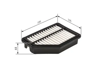 BOSCH F026400161 Hava Filitresi 17220RSHE00