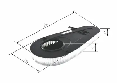 BOSCH F026400365 Hava Filitresi Bmw F10 F07 F11 F01 F02 F03 F04 13717800151