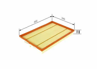 BOSCH F026400381 Hava Filitresi 13717548888