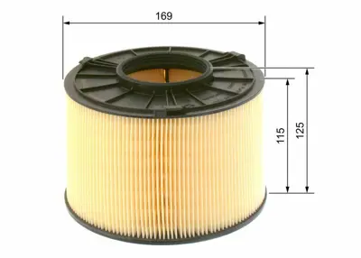 BOSCH F026400393 Hava Filitresi 8W0133843E