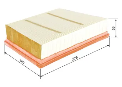 BOSCH F026400423 Hava Filitresi Land Rover Range Evoque Jaguar E-Pace LR071942