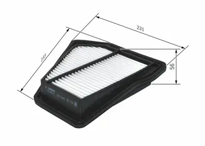 BOSCH F026400494 Hava Filitresi D Crv Dtec D 07> 17220RFWG01