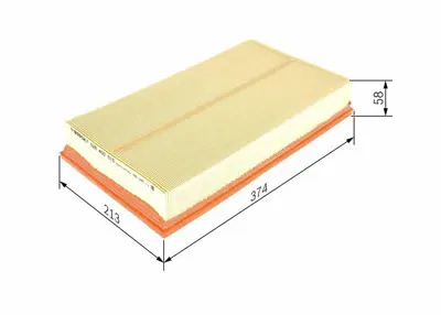 BOSCH F026400515 Hava Filitresi 3Q0129620