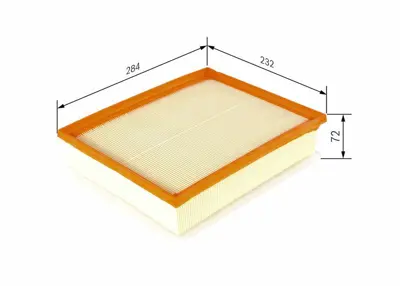 BOSCH F026400556 Hava Filtresi Toledo 13> A1 15>18 Rapid 13> 6C0129620A