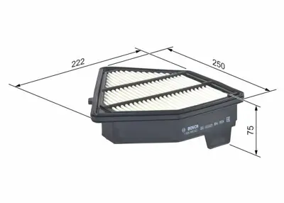 BOSCH F026400583 Hava Filitresi 17220R5ZG01