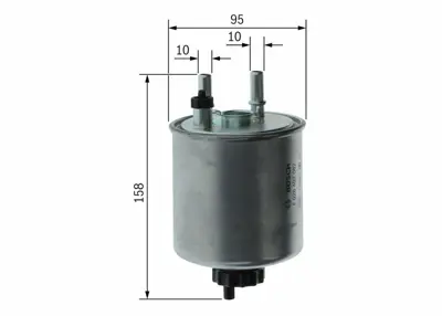 BOSCH F026402082 Mazot Filitresi Kangoo Iıı Twıngo 1.5dcı Laguna Iıı 1.5dcı - 2.0dcı 08 164003978R