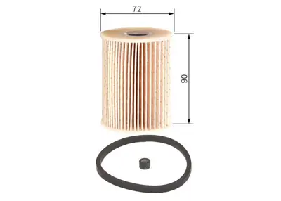 BOSCH F026402093 Dızel Fıltre Astra  Zafıra  03-Wrz  Combo  Corsa  Vectra  05-Wrz 95516131