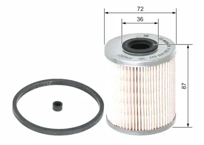 BOSCH F026402222 Yakıt Filitresi Master Iıı 2,3 11 164009963R