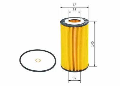 BOSCH F026407007 Yag Filitresi Phaeton A4 Cabrıolet A6 A8 079115561B