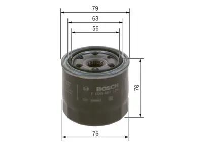 BOSCH F026407124 Yağ Filitresi 2630035505