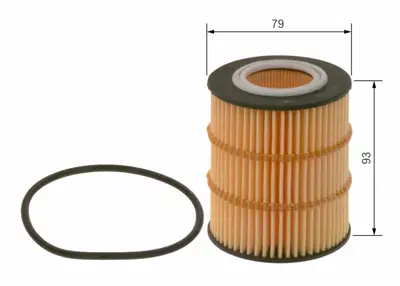 BOSCH F026407155 Yağ Filtresi P407 Coupe- C5 Iı-C6 3.0hdi 09 Landrover Dıscovery-Rangerover 3.0d 09 Jaguar Xf 1109AV, C2D59623, JDE8751, LR013148, LR124517, 9X2Q6744AA, JDE8041, 9X2Q6B624BA, 70528081, LR133455