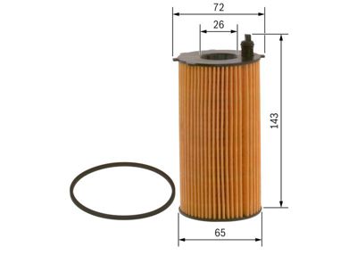 BOSCH F026407207 Yağ Filitresi 68032204AB