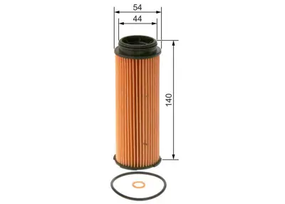 BOSCH F026407264 Yag Filitresi 16> F20 F21 (1 Serı) F30 F31 F34 F80 (3 Serı) X3 X4 X5 Contalar Ile 11428583898