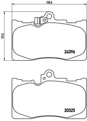 BREMBO P83072 Fren Balatası Gs-Rc 11> Ön 0446530500