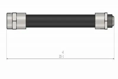CAVO C800 002A Fren Hortumu Arka 34321159881