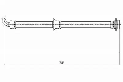 CAVO C800 686A Fren Hortumu Ön Hr-V 1.6 İ 16v 99-. 1464S2H000