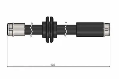 CAVO C900 402A Fren Hortumu On E-Class W211 03>08 S211 03>09 2114200748