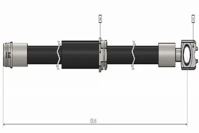 CAVO C900 660A On Fren Hortumu A2 00>05 8Z0611707