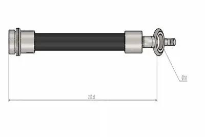 CAVO C900 950A Fren Hortumu Arka Aurıs 07-12 90947W2024