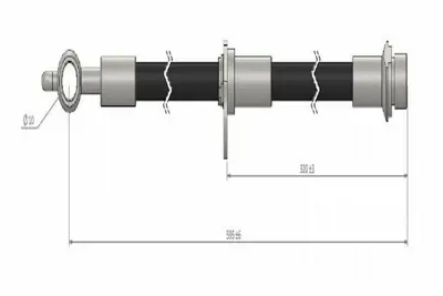 CAVO C900 962A Fren Hortumu Sağ Ön Prıus 03-09 9094702F17