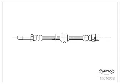 CORTECO 19026628 Fren Hortumu On Bmw E46 Z4 E85 97>07 34326766966